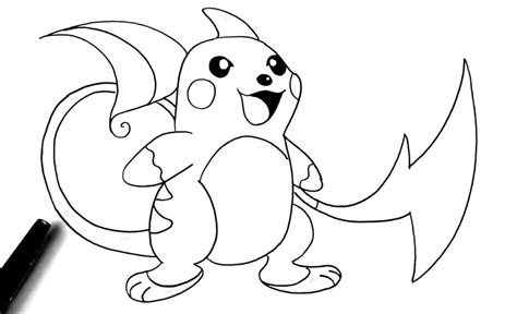 Mega Raichu Pokemon Coloring Pages Mega Charizard Coloring Page