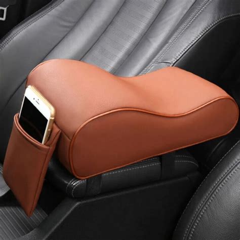 Super Soft Pu Leather Car Armrest Pad Universal Auto Armrests Covers Car Auto Center Console Arm