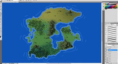 How To Make A Fantasy Map In Photoshop 36 Steps With Pictures