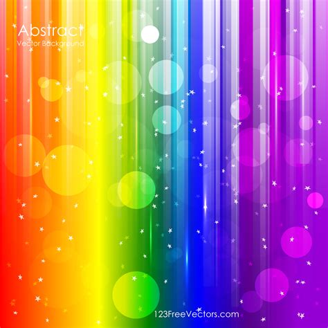Vector Abstract Rainbow Background Download Free Vector Art Free