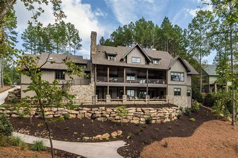 Warm And Inviting Mountain Rustic Lake Home Nestled On Lake Keowee
