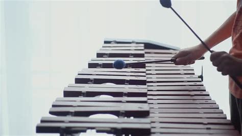 A Boy Playing The Xylophone Stock Video Footage Dissolve