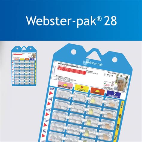 Webster Pak Community Webstercare Medication Management