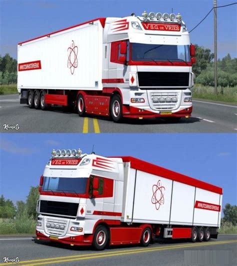 Daf Xf S G De Vries Skin Pack V X Ets Mods Ets Map Hot Sex Picture