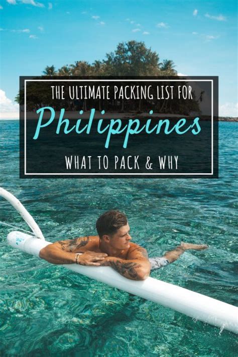 The Ultimate Philippines Packing List In 2020 Travel Fun Philippines Travel