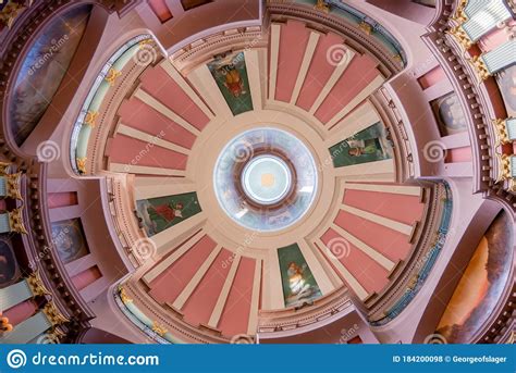 Ceiling Of Rotunda Of The Old Us Court House St Louis Missouri