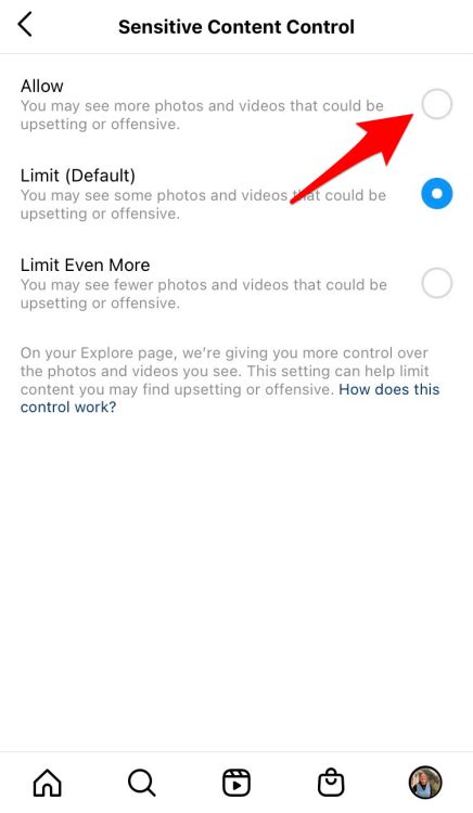 How To Disable Instagrams New Sensitive Content Controls Mashable