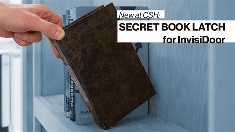Open Your Invisidoor Hidden Bookcase With Our New Secret Book Latch