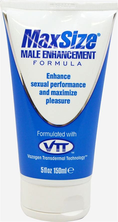 Sexual Health Maxsize Male Enhancement Gel