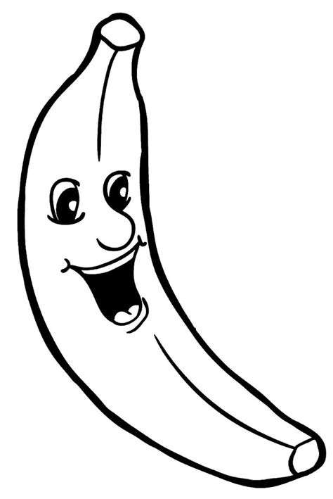 Figura De Banana Para Colorir Figura De Banana Para Colorir Imagens