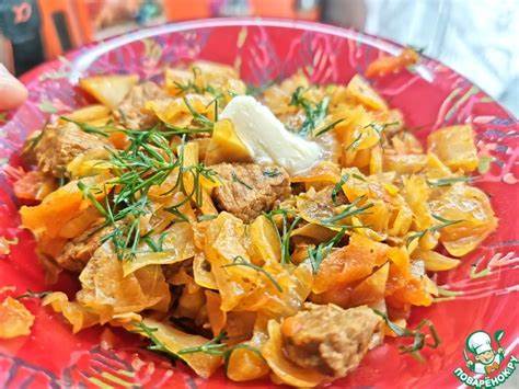 Тушеная капуста с говядиной по домашнему – кулинарный рецепт Картинка - Тушеная капуста с говядиной по домашнему – кулинарный рецепт