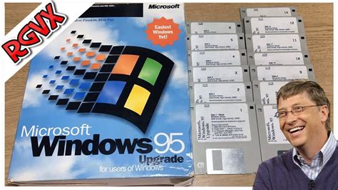 Windows 95 On Floppy Disks Unboxing And Installing Windows 95 Upgrade