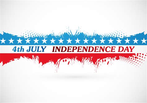 4th July Independence Day Card 106736 Vector Art At Vecteezy