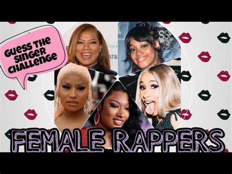 FEMALE RAPPERS QUIZ Name The Rappers Rap Song Challenge Rap Music