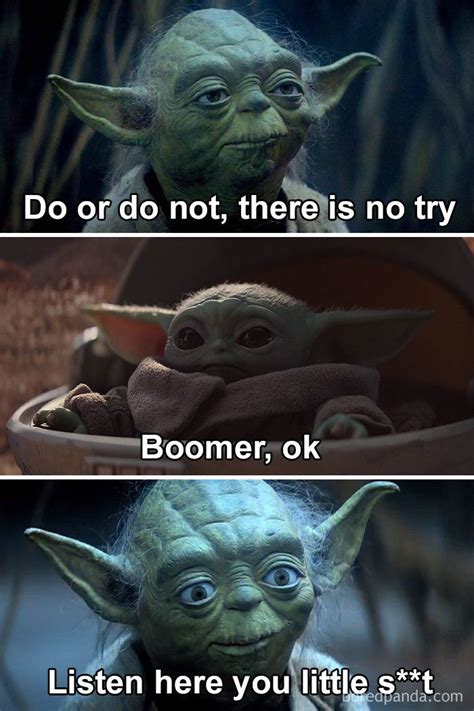 17 Baby Yoda Memes To Save You From The Dark Side Yoda Funny Yoda