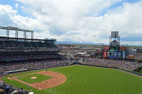 Coors field is a baseball park located in downtown denver, colorado.it is the home field of the colorado rockies, the city's major league baseball (mlb) franchise. Coors Field, Colorado Rockies ballpark - Ballparks of Baseball