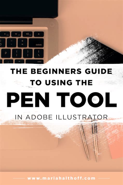 The Beginners Guide To Using The Pen Tool In Adobe Illustrator Mariah Althoff Graphic Design