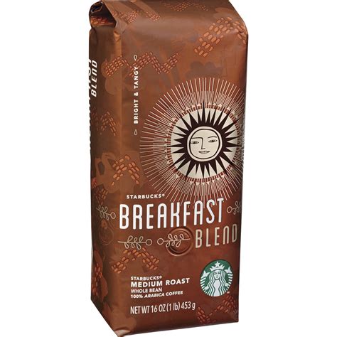 Starbucks Sbk12411948 Breakfast Blend Whole Bean Coffee 1 Each