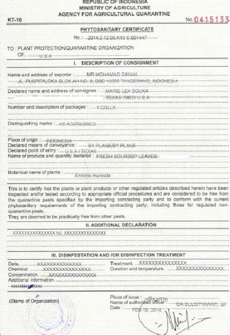 Pengertian Phytosanitary Certificate Dalam Ekspor Impor Emancipation