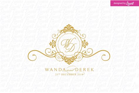 Premade Wedding Logo Custom Luxury Logo Wedding Monogram Logo Luxury