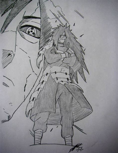 Madara Uchiha Drawing By Thechiefassassin By Thechiefassassin Naruto