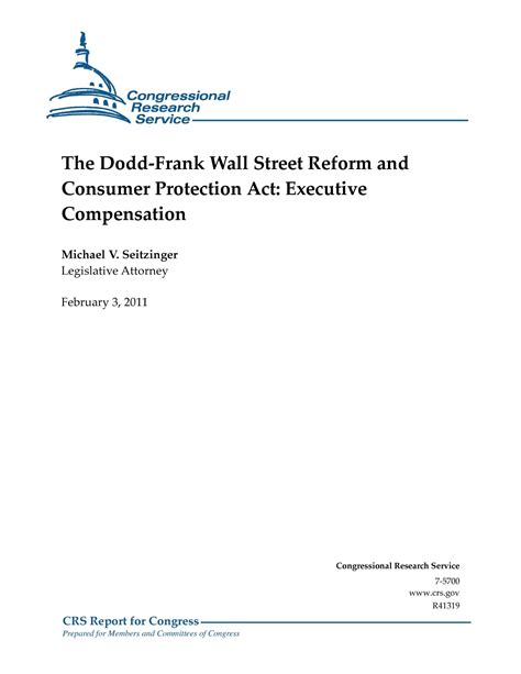 The Dodd Frank Wall Street Reform And Consumer Protection Act