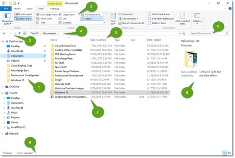 Working With The File Explorer In Windows 10 University Information