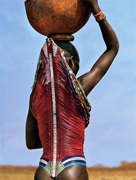 Dinka Woman With High Backed Corset South Sudan