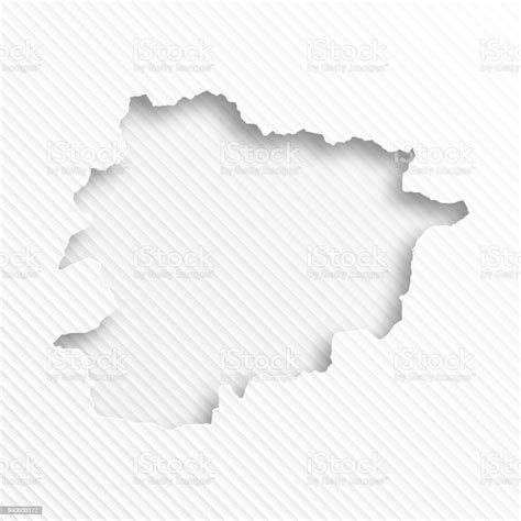 Peta Andorra Dengan Potongan Kertas Pada Latar Belakang Putih Abstrak Ilustrasi Stok Unduh