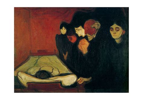 Edvard Munch The Death Bed — Spiffing Prints