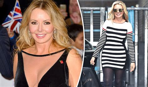 Looking Fit Carol Vorderman Shows Off Her Thigh Gap In Skintight Leggings After Workout