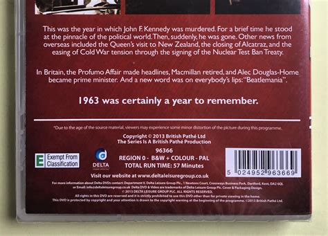 British Pathé News ‘1963 A Year To Remember Dvd Delta 2013 News