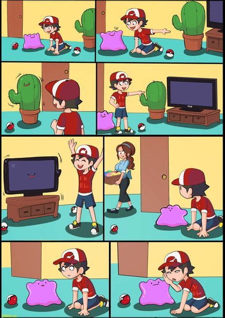 Never Let A Teenage Boy Catch A Ditto Anime Funny Pokemon Funny