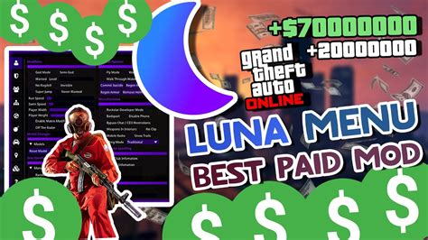 Luna Mod Menu Gta V Online Best Paid Menu Undetected No Ban