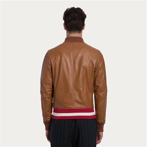 Bally Reversible Leather Jacket In Brown For Men Tan Lyst
