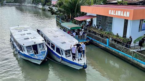 Mmda Opens New Pasig River Ferry Service Kalawaan Station