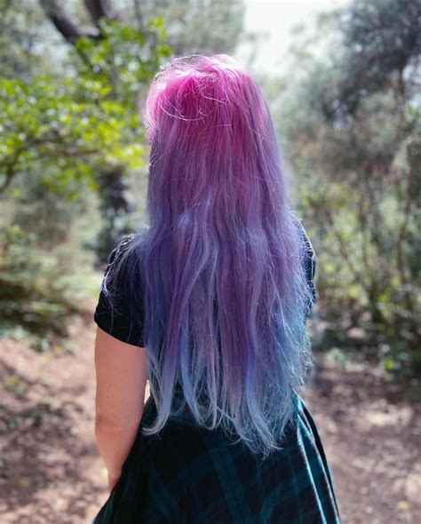 Choose the right refresher shade that matches your base hair colour. I dyed my hair pink purple and blue(though its already ...