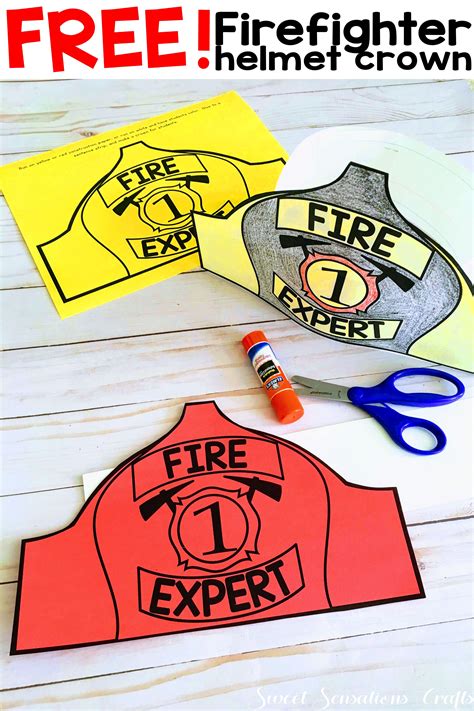 Printable Firefighter Craft