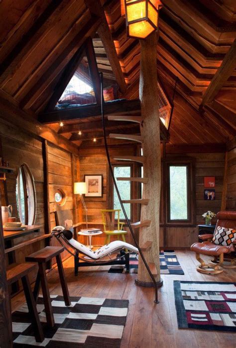 Pin By Glenn Neilson On Great Spaces Tree House Interior Cool Tree