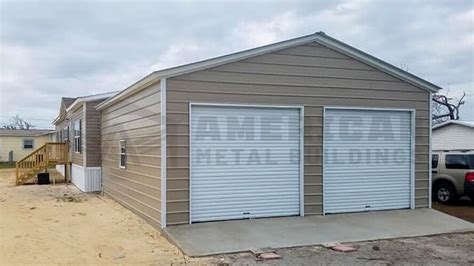 24x30 Vertical Roof Garage Buy Prefabricated Building At A Great Price