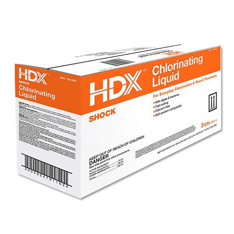 Maybe you would like to learn more about one of these? HDX 128 oz. Chlorinating Liquid (3-Pack)-30128HDX - The ...