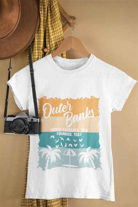 Outer Banks North Carolina Svg T Shirt Design Outer Banks Print On