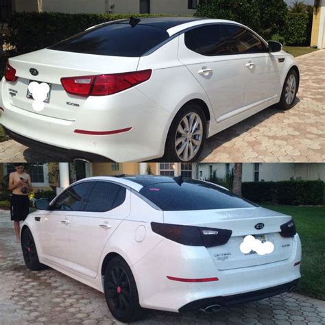 2015 Kia Optima Ex Black And Pink Before And After Loving The Way My