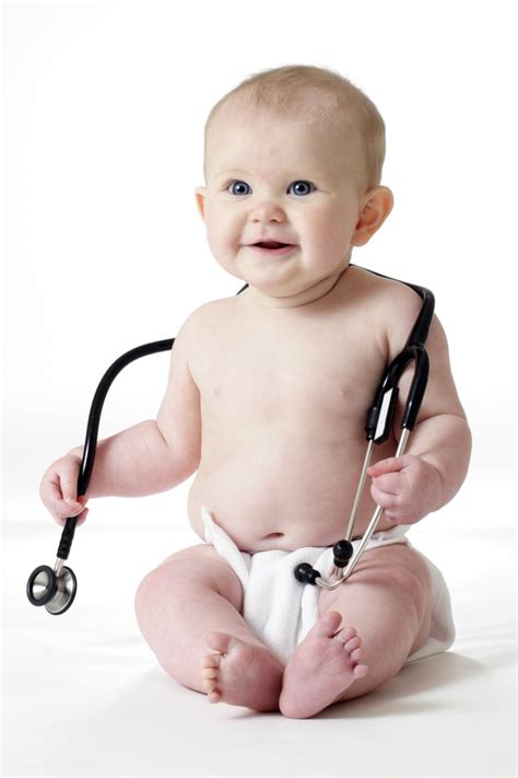 The child's clothing colors are exactly the same for both genders. Child's Love - Cute Baby With Stethoscope - Baby Posters ...