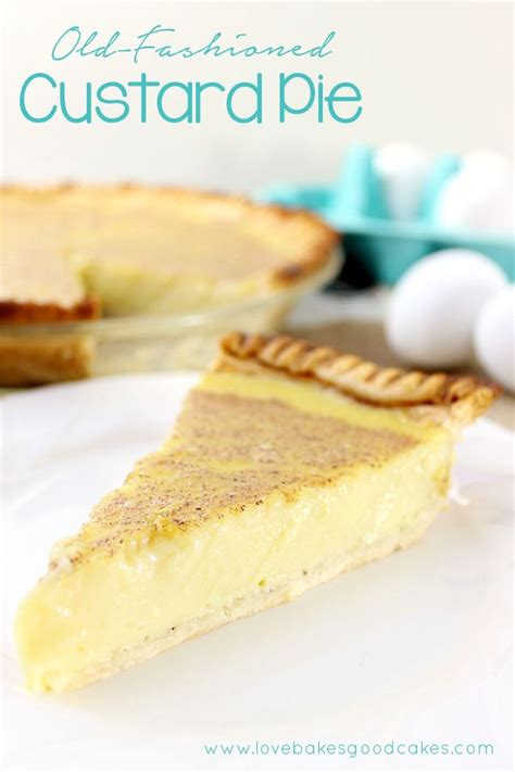 It's always a big hit with guests! Old-Fashioned Custard Pie just like Grandma used to make! Sweet, creamy and bakes up perfectly ...