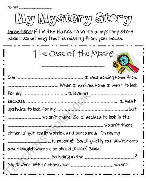 Fill In The Blanks To Make A Story Story Guest