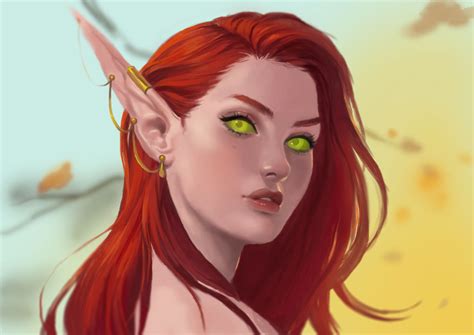 Elves Fantasy New Fantasy Dark Fantasy Art Fantasy Girl Warcraft