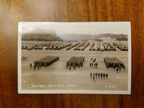 Fort Ord California Wwii Photo Postcards Rppc Set Of 4 Ebay