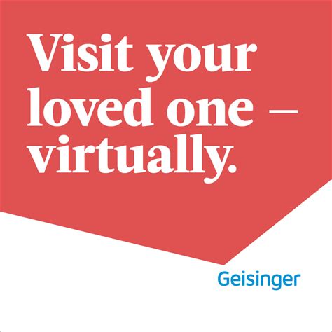 Visit A Hospitalized Loved One — Virtually Geisinger