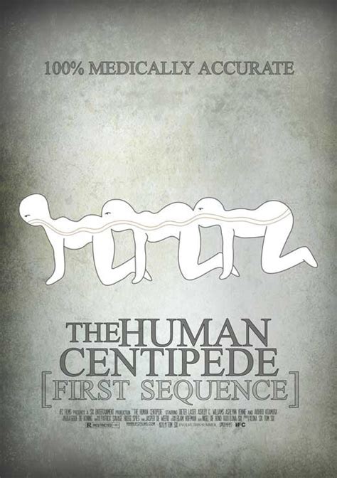 The Human Centipede 2009 11x17 Movie Poster
